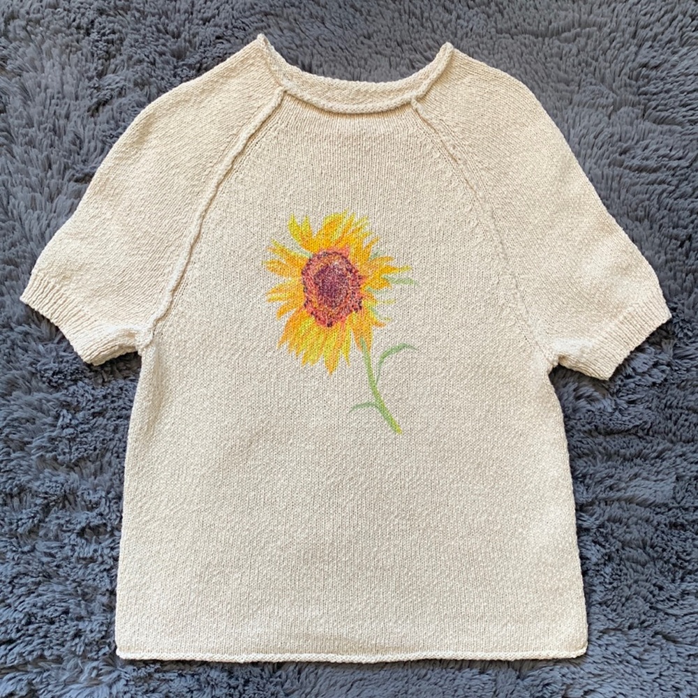 Final price Pilcro from Anthropologie short sleeve sweater